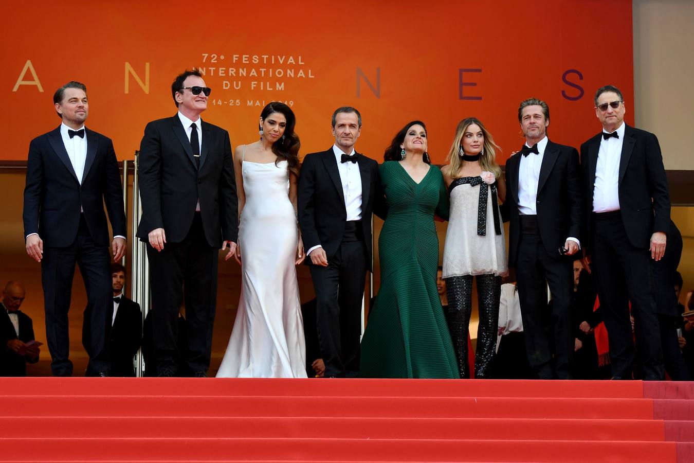 «Érase una vez en... Hollywood», de Quentin Tarantino, era una de las películas más esperadas del Festival de Cannes, y su alfombra roja este martes antes del estreno no decepcionó, con Leonardo DiCaprio y Brad Pitt como dos de los actores más aclamados. Completó el trío Margot Robbie.