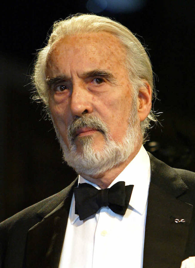 CHRISTOPHER LEE | Su encarnación de Drácula y su participación en el Señor de los Anillos y Star Wars hacía intuir una tendencia friki.
