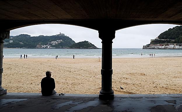 Playa de la Concha, San Sebastián. 