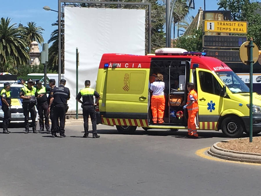 Fotos: Atropello múltiple en la plaza de Zaragoza de Valencia