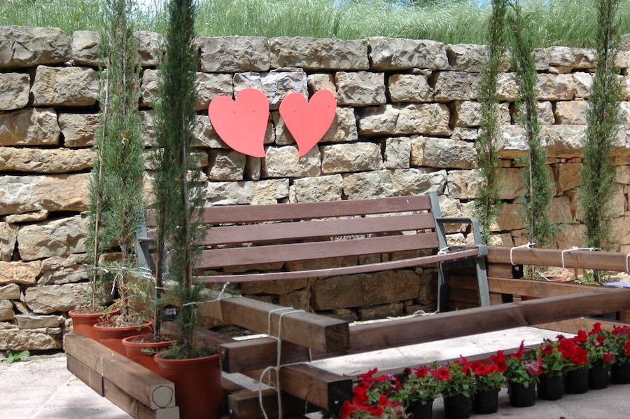 Los aromas y colores de las flores se han adueñado de Aras de los Olmos (Valencia). Durante la primavera, esta localidad situada Los Serranos cubre sus calles, fachadas con cientos de plantas y arte efímero. La exposición de las propuestas presentadas en «Aras en flor» se podrá visitar hasta el 30 de junio Los diseñadores de paisajes han tenido que defender la sostenibilidad, belleza y creatividad de la propuesta. Además de combinar flores y plantas con materiales del entorno utilizados históricamente por los vecinos y vecinas. Esta pequeña localidad del interior de la Comunitat Valenciana aguarda entre montes como un remanso de paz que fue poblado por íberos, romanos y árabes, Incluso, formó parte de la Orden de Montesa en 1318. Y todas estas culturas se han quedado guardadas entre sus callejuelas. 