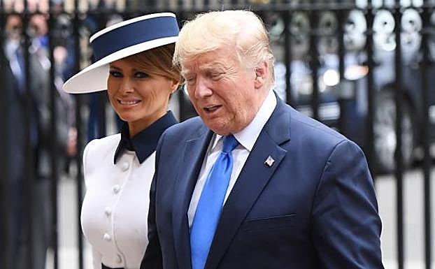 El matrimonio Trump. 