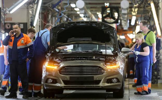 Interior de las instalaciones de Ford en Rusia, uno de los centros afectados por los recortes de este año. 