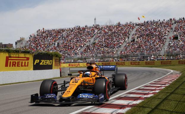 Carlos Sainz, en el GP de Canadá. 