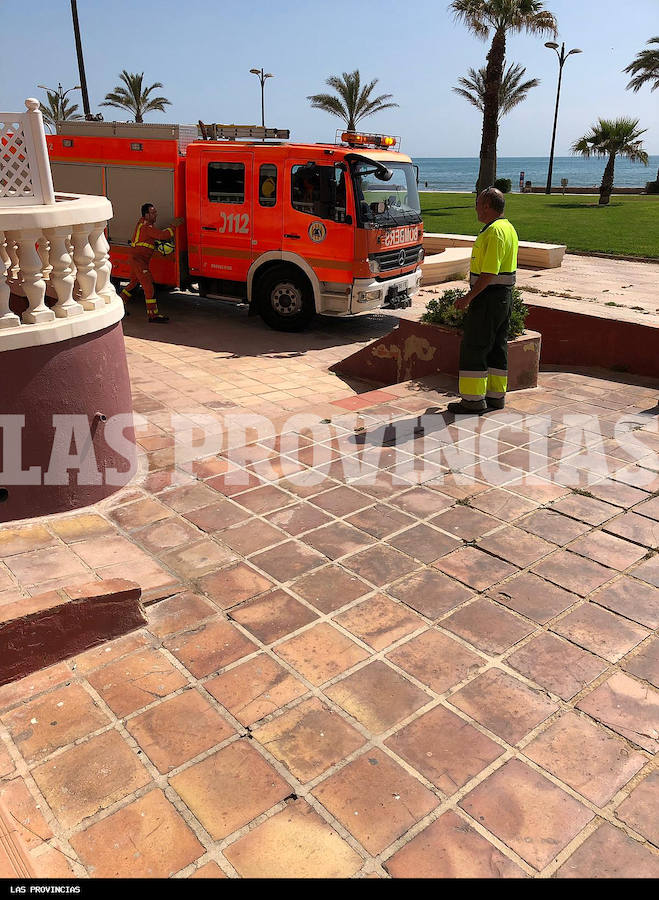 Fotos: Asesinada a cuchilladas una mujer en Port Saplaya