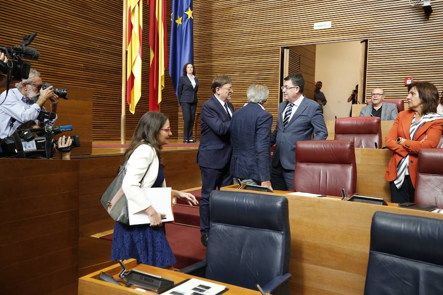 Fotos: Pleno de investidura de Ximo Puig en Les Corts