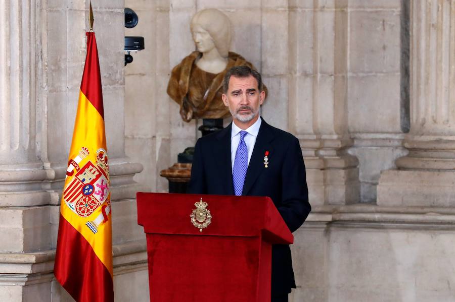 Fotos: Imposición de condecoraciones por el V aniversario del reinado de Felipe VI