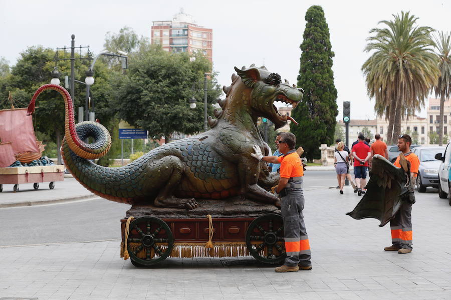 Fotos: Corpus Christi 2019 Valencia: Las Rocas ya están en la calle