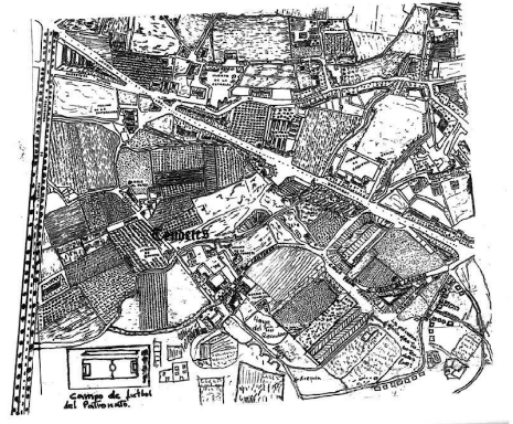 Plano general de Tendetes del año 1948.