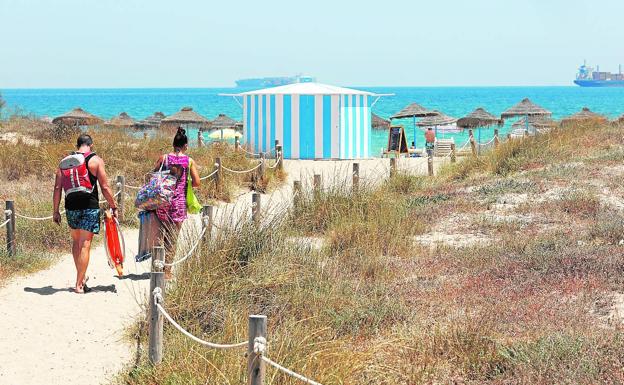 El Saler. Soledad: Se respira paz y tranquilidad. Señalización: Facilita el acceso a la zona. Algas: Llama la atención su presencia en la orilla. 