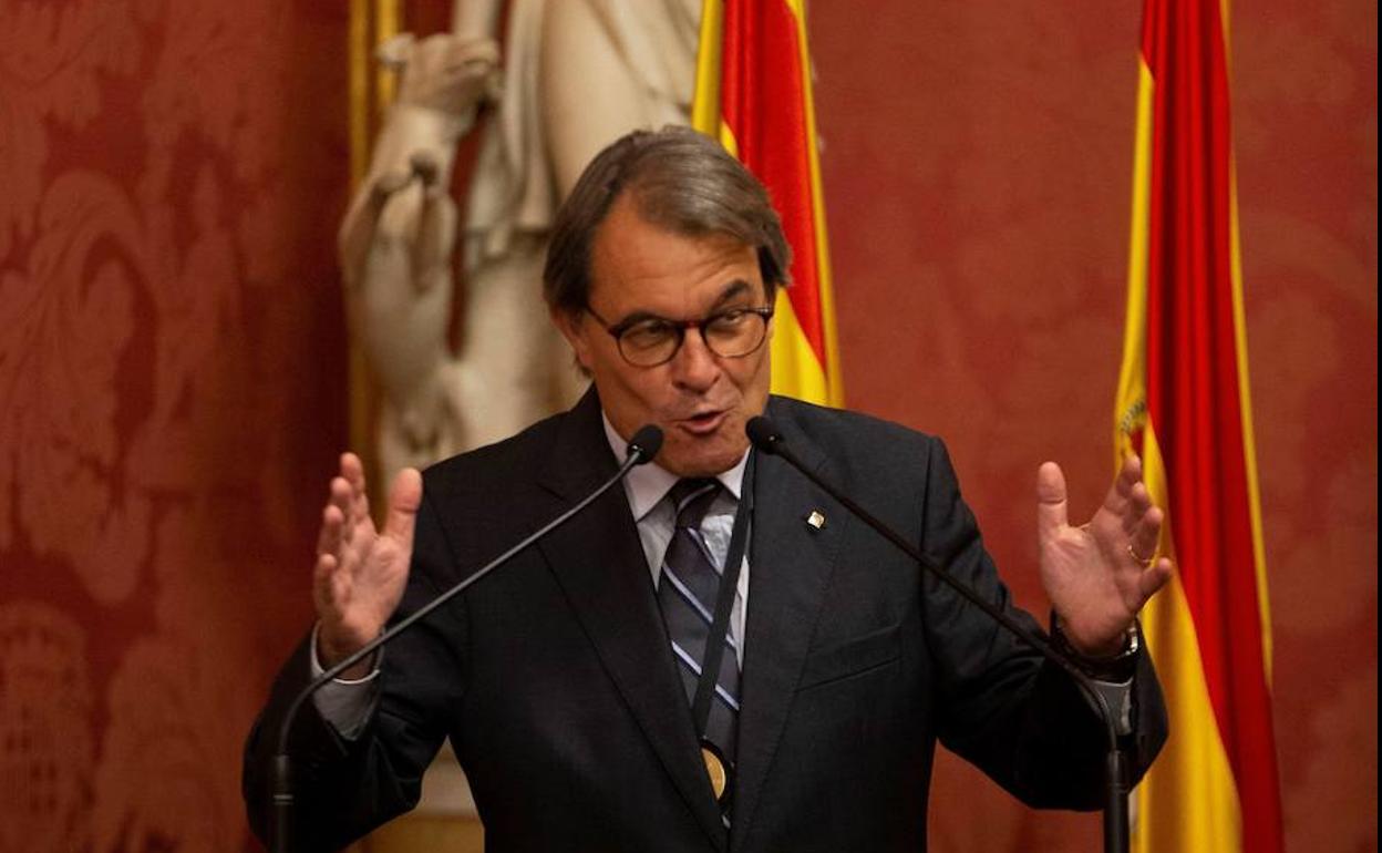 Artur Mas, en un acto en Barcelona el pasado junio.