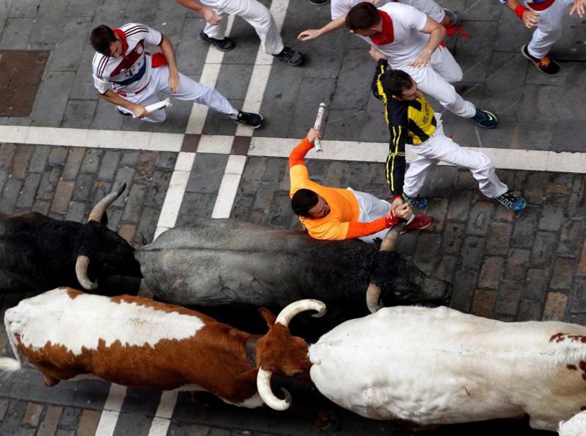 Fotos: Los toros de José Escolar protagonizan un encierro rápido y limpio