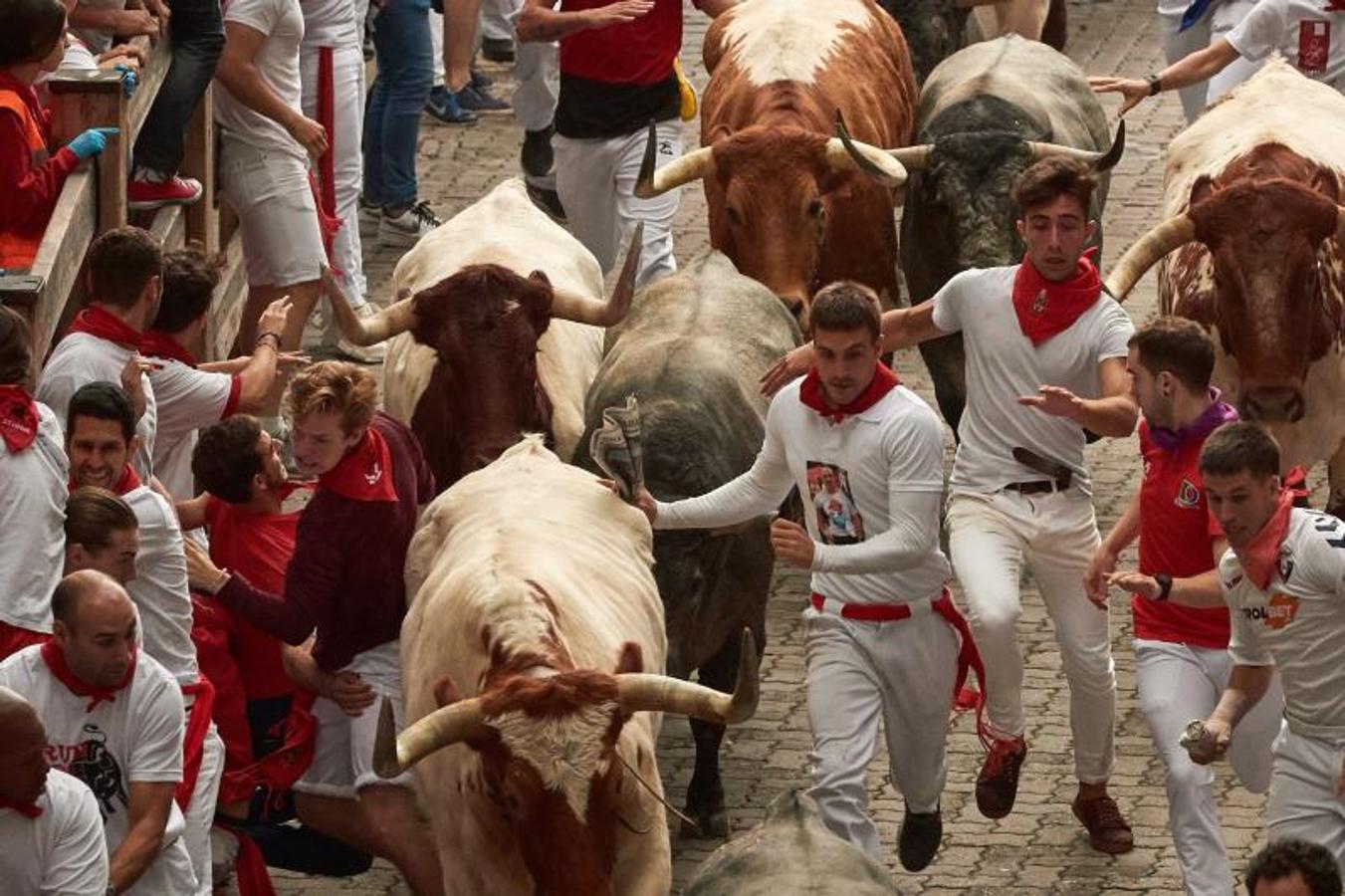 Fotos: Los toros de José Escolar protagonizan un encierro rápido y limpio