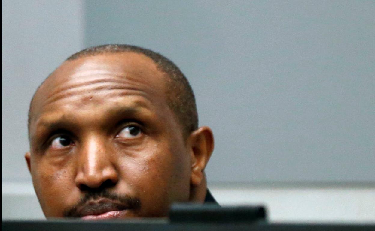 Bosco Ntaganda, durante la vista en el Tribunal Penal Internacional.