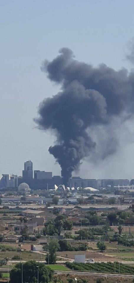 Fotos: Incendio en l&#039;Oceanogràfic de Valencia