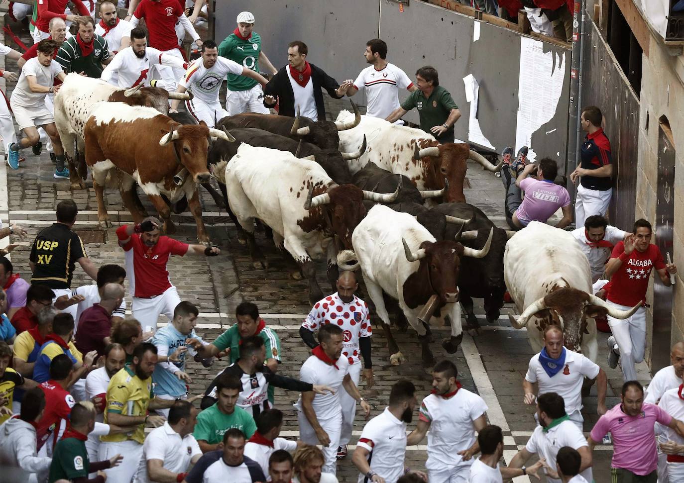 Encierro del miércoles 10 de julio.