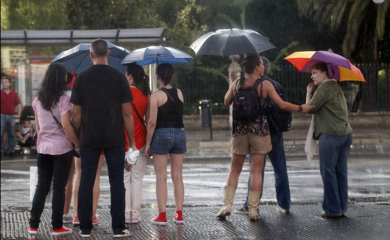 Las tormentas llegan el fin de semana a la Comunitat