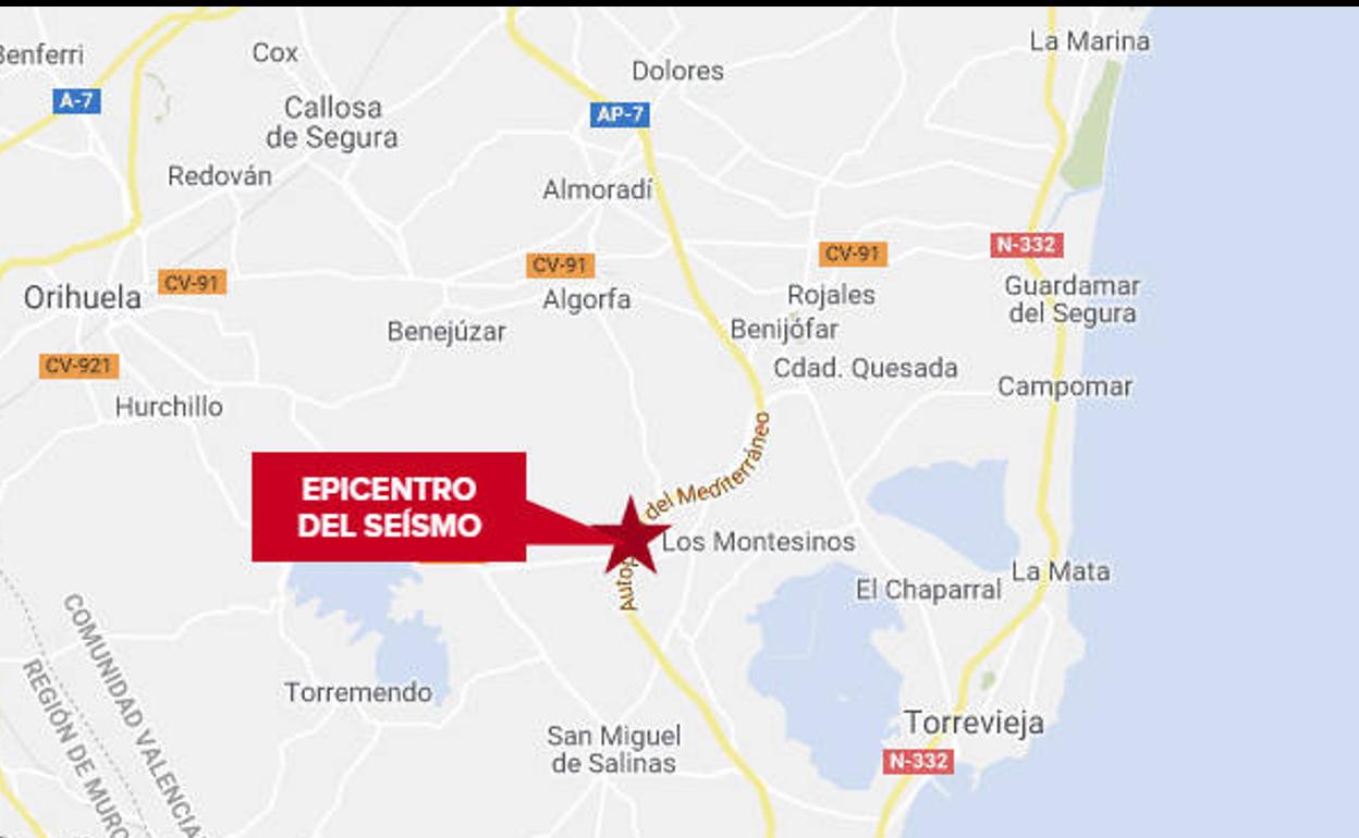 Terremoto Alicante | Se registra un terremoto de 1,8 grados en la Vega Baja