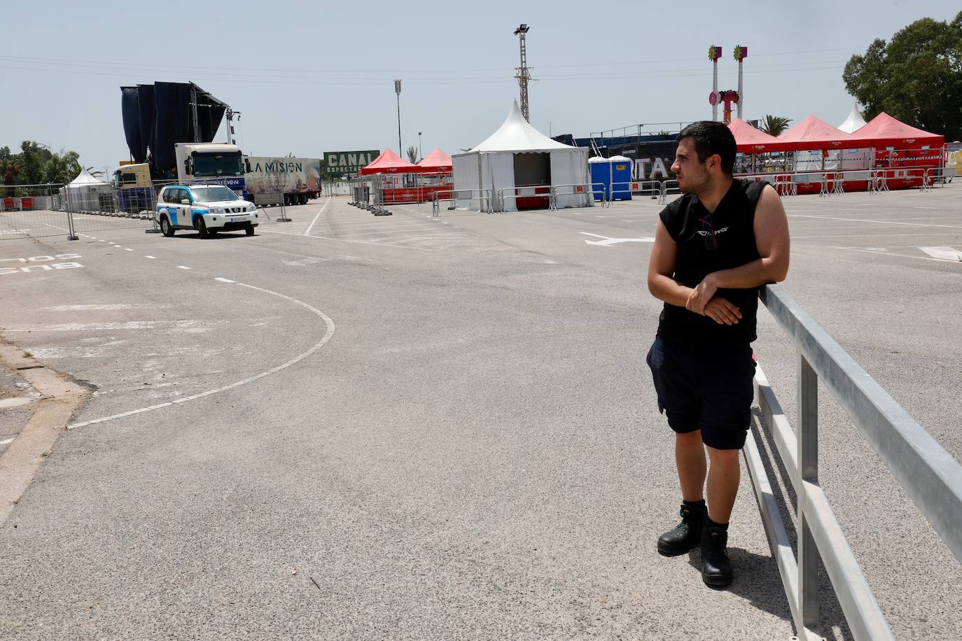 Fotos: Preparativos del festival Marenostrum 2019