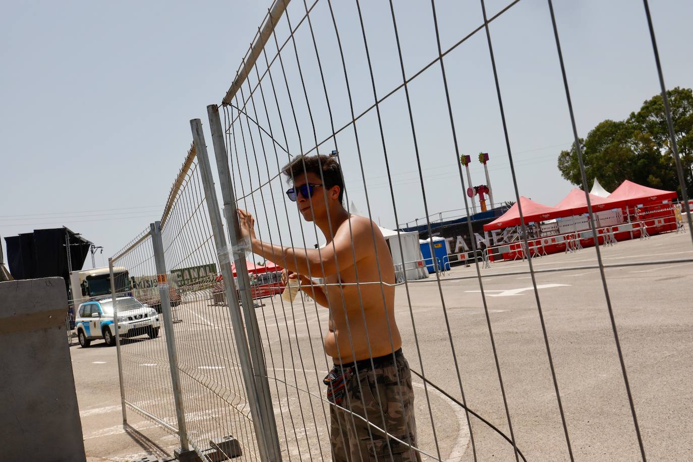Fotos: Preparativos del festival Marenostrum 2019