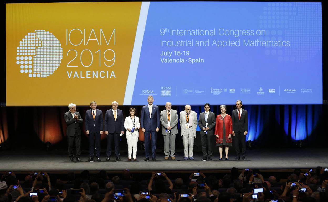 Imagen de la inauguración del Congreso Internacional de Matemática Industrial y Aplicada (Iciam). 