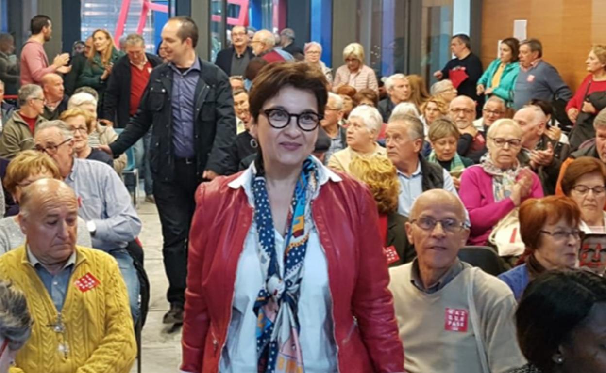 Blanca Marín, en un acto en campaña electoral.