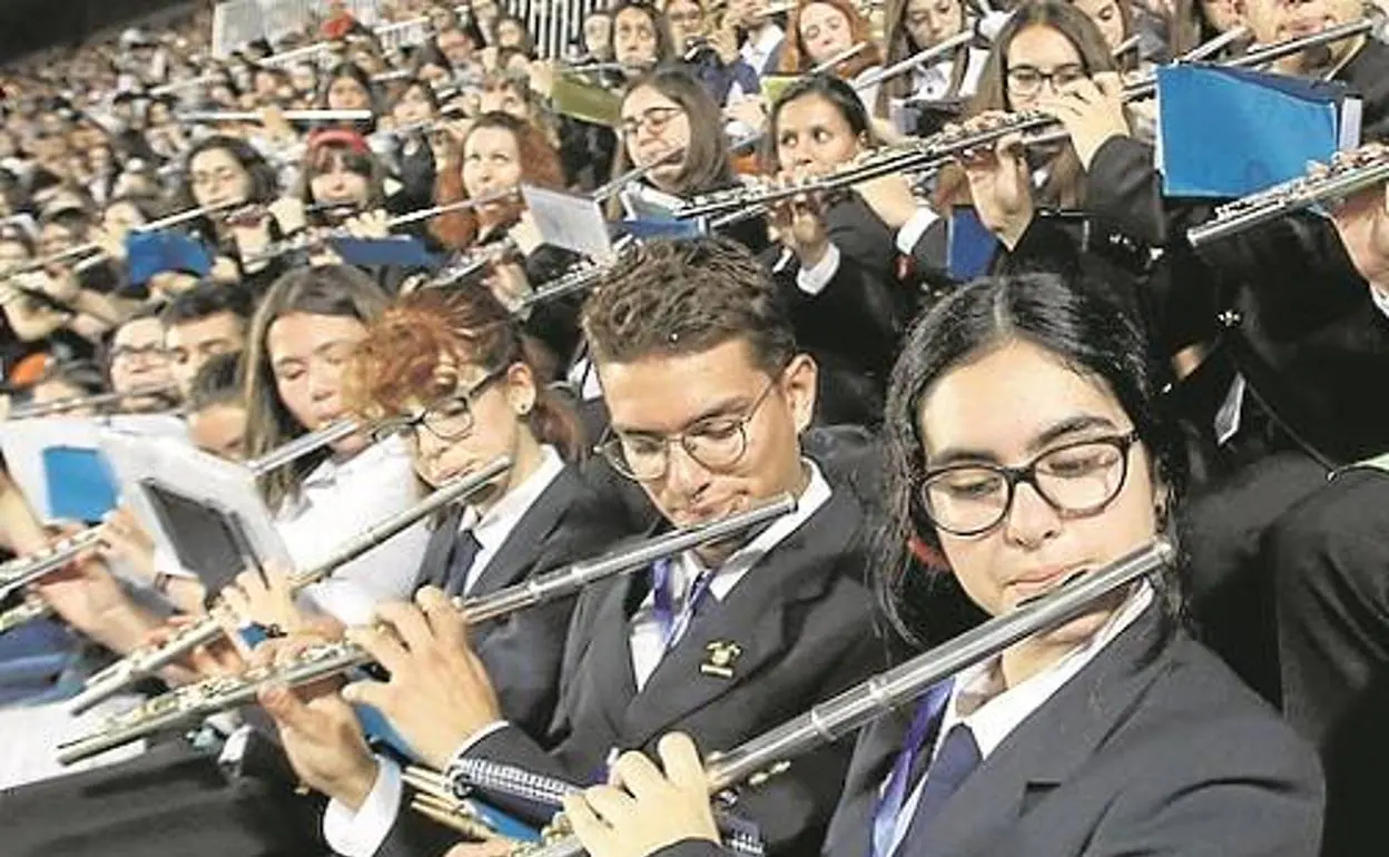 Una banda de música valenciana. 