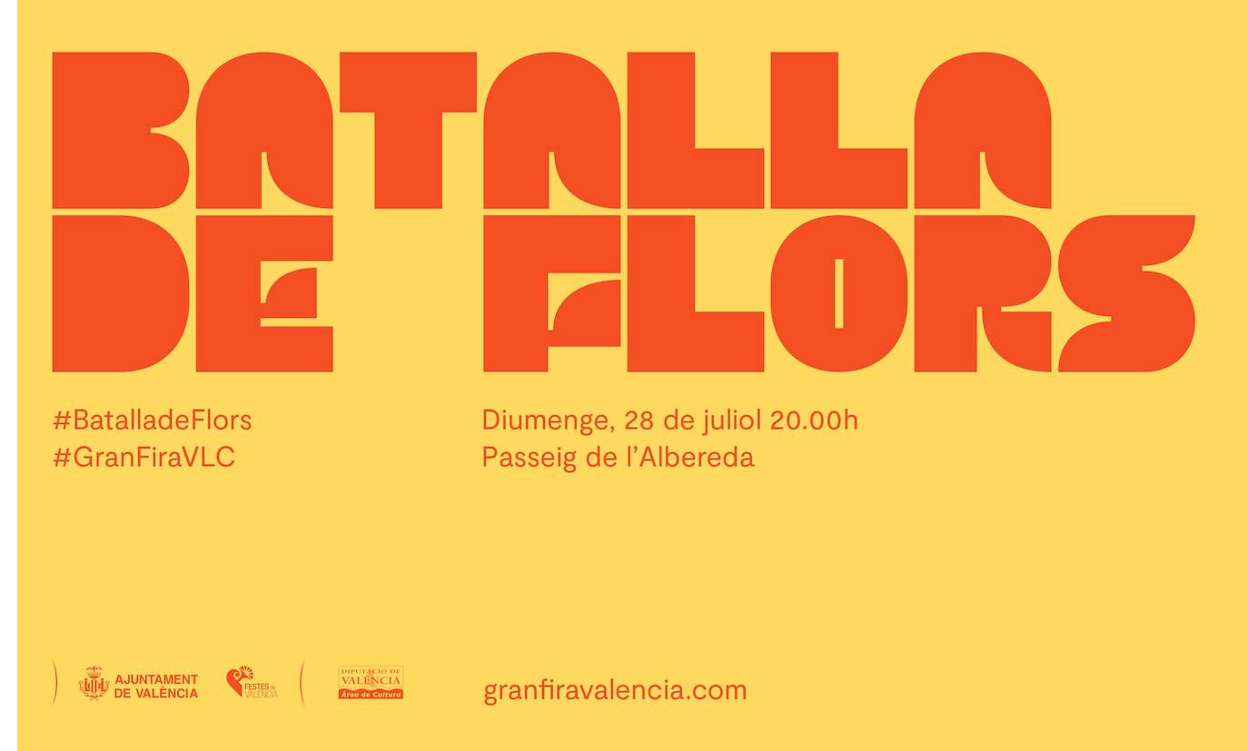 Así son las carrozas de la Batalla de Flores de Valencia 2019