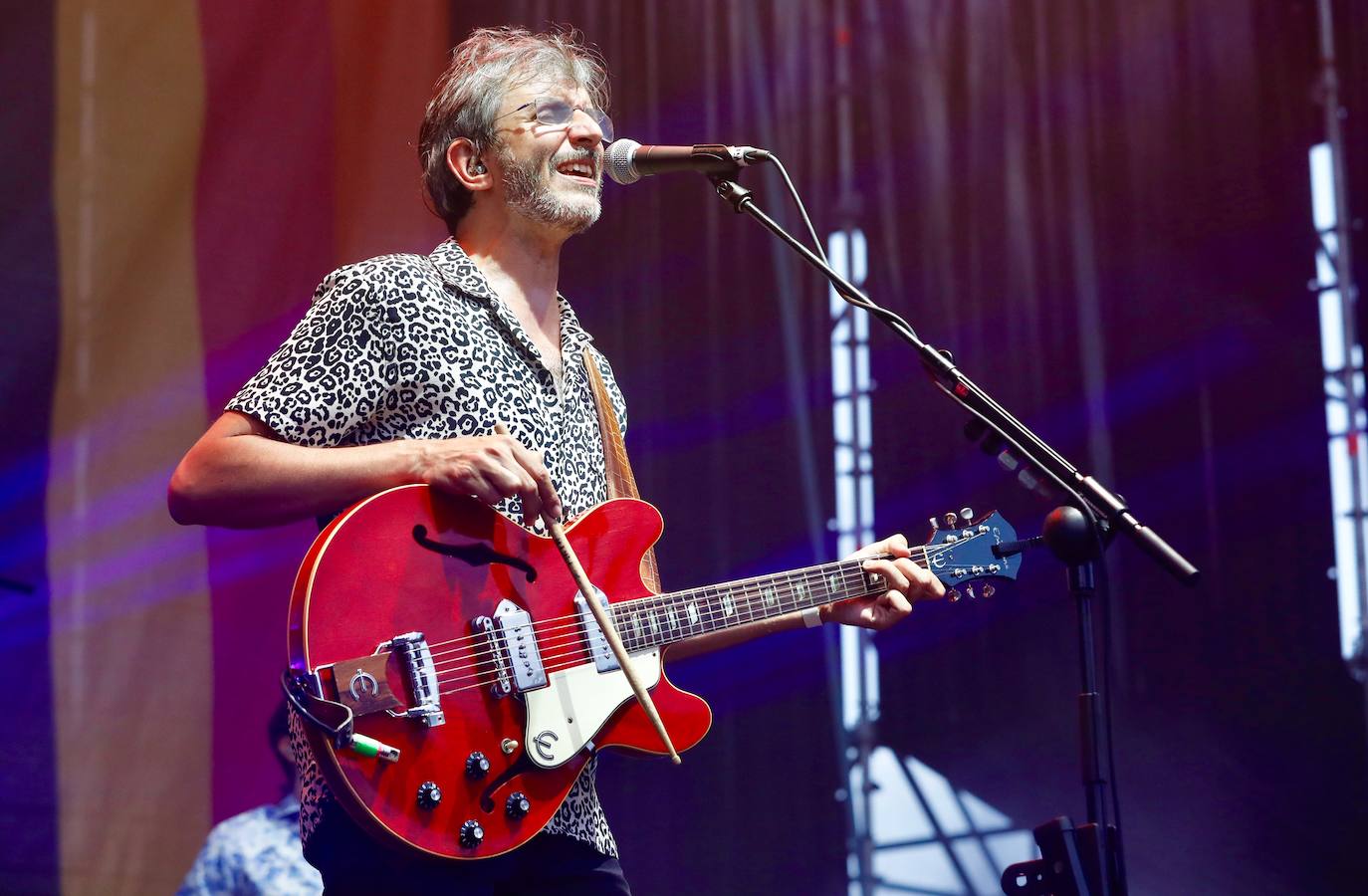 La Casa Azul y Xoel López han puesto punto final este jueves a los Conciertos de Viveros de la Feria de Julio 2019. 