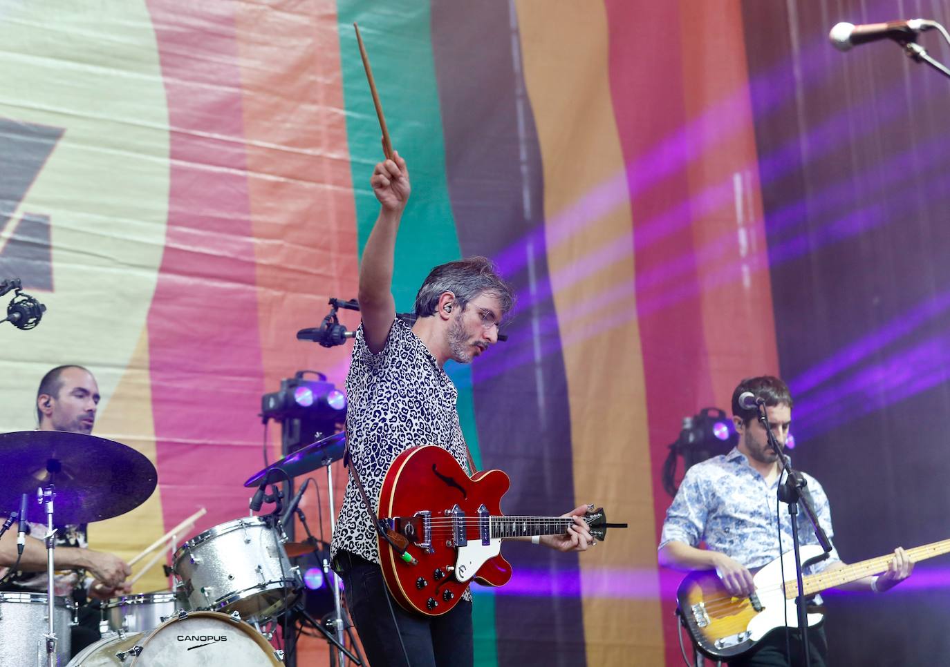 La Casa Azul y Xoel López han puesto punto final este jueves a los Conciertos de Viveros de la Feria de Julio 2019. 