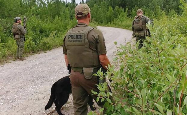 Imagen principal - La policía busca sin descanso a Schmegelsky y McLeod. 