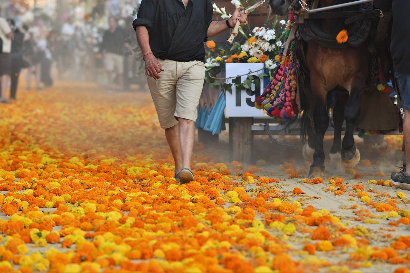 La ciudad despide la Feria de Julio con el más antiguo de sus festejos florales