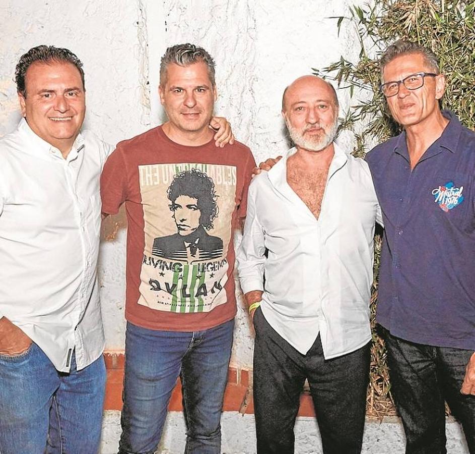 Sergio Aguado, Quique López, Pepe Mallent y Suco Blue.