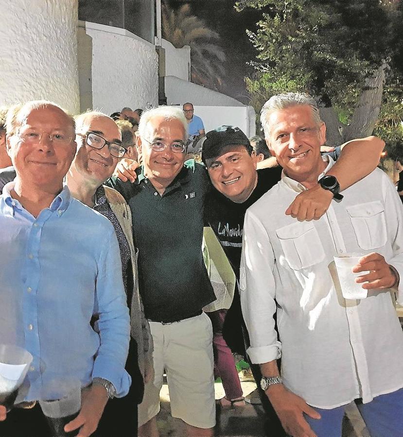 Rafael Villanueva, Fernando García, Bernardo Rodrigo, Sergio Aguado y Juan Carlos Torres.