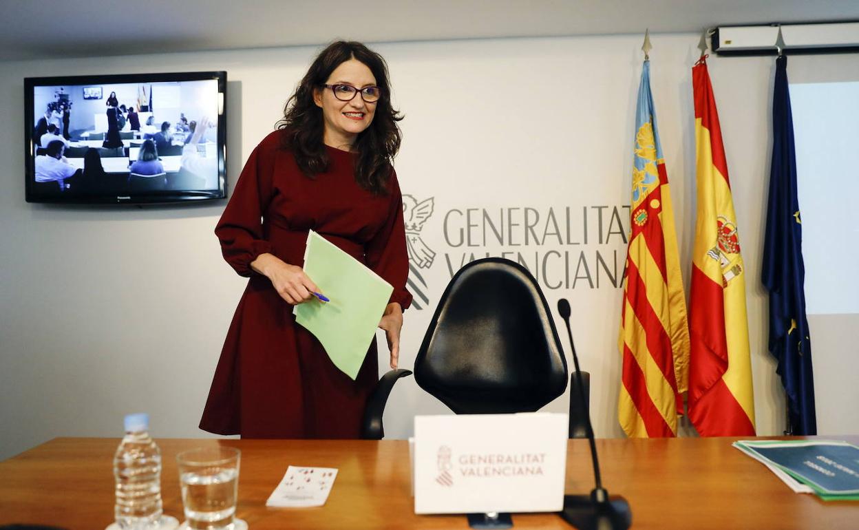 La vicepresidenta y consellera de Igualdad y Políticas Inclusivas, Mónica Oltra.