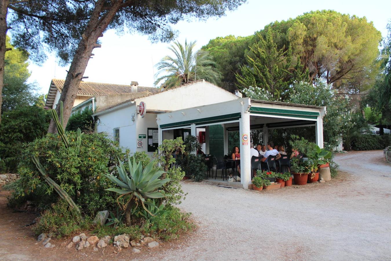 Cafetería del camping. 