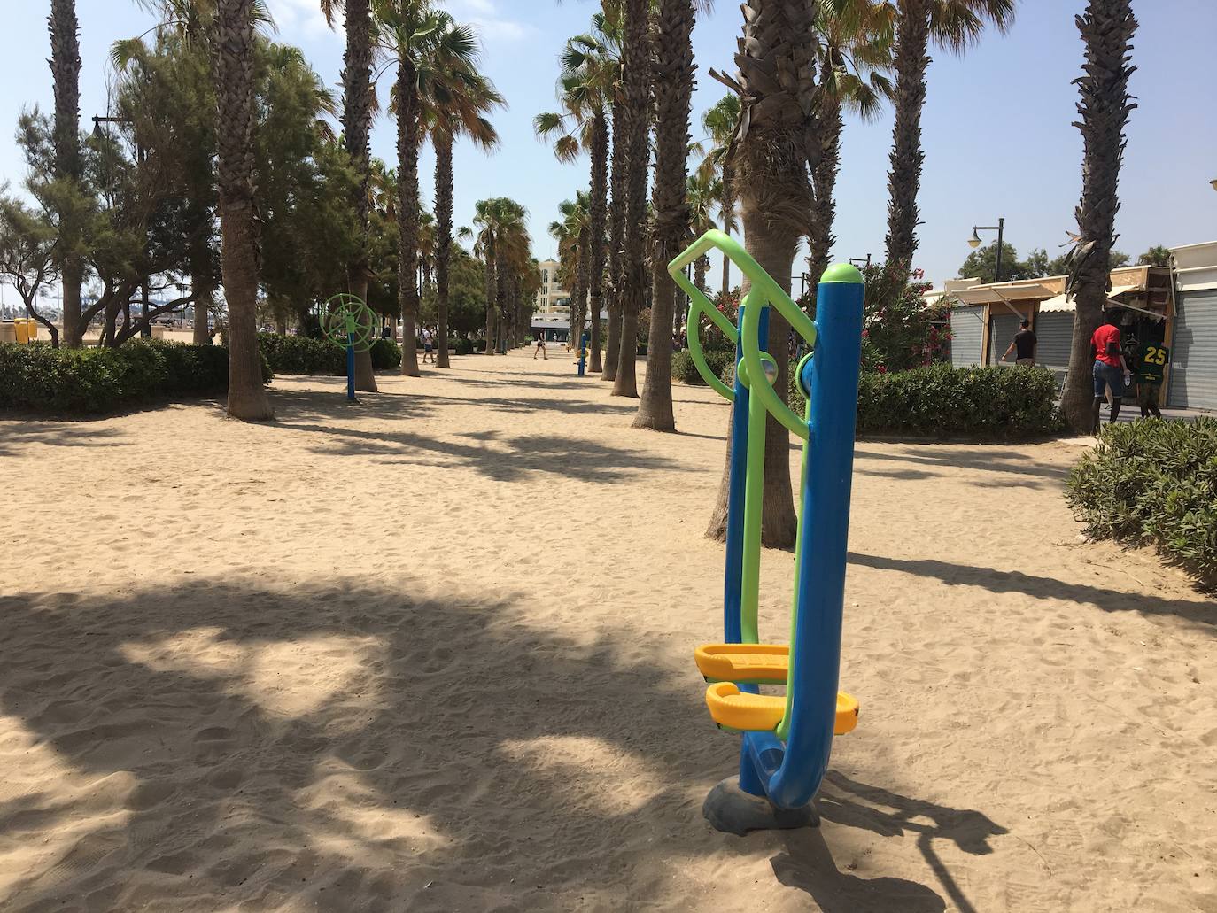 La Malvarrosa, la playa más emblemática y visitada de Valencia. 