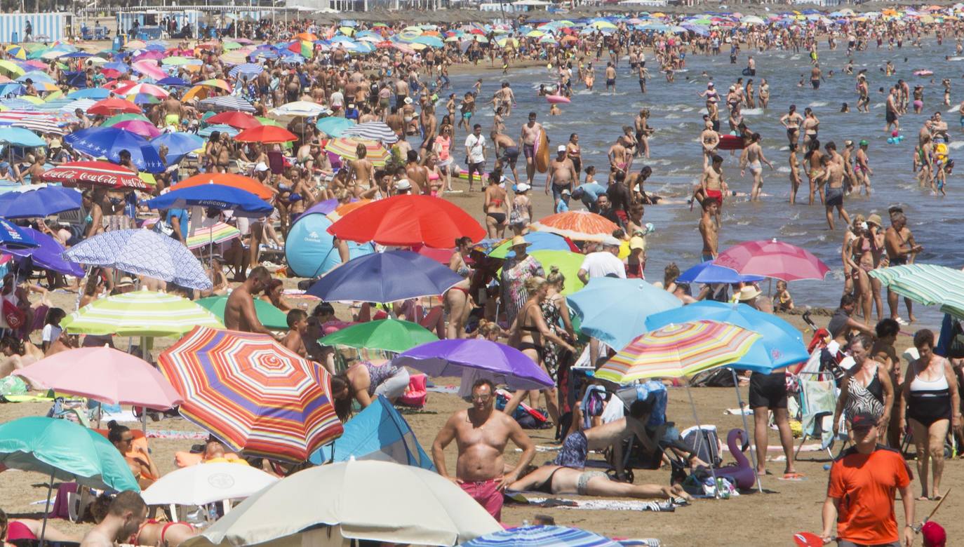 Valencia vive intensas jornadas de calor este fin de semana del 10 y 11 de agosto.