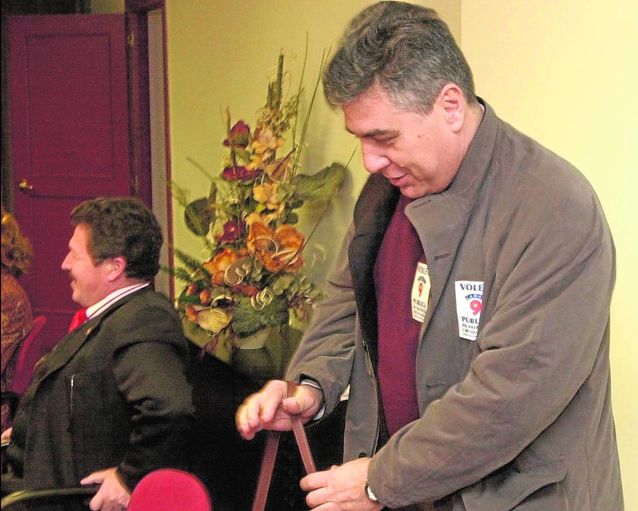 José Ignacio Pastor durante su etapa de consejero de RTVV. 