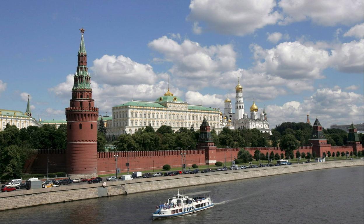 Edificio del Kremlin en Moscú, Rusia.