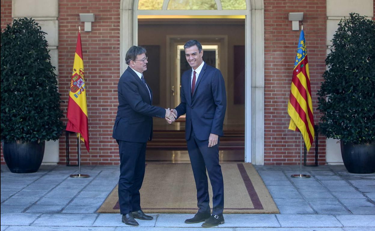 Ximo PUig y Pedro Sánchez.