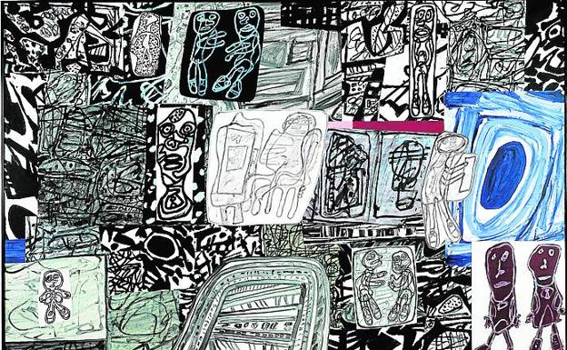 'Dramatisation' de Dubuffet. 