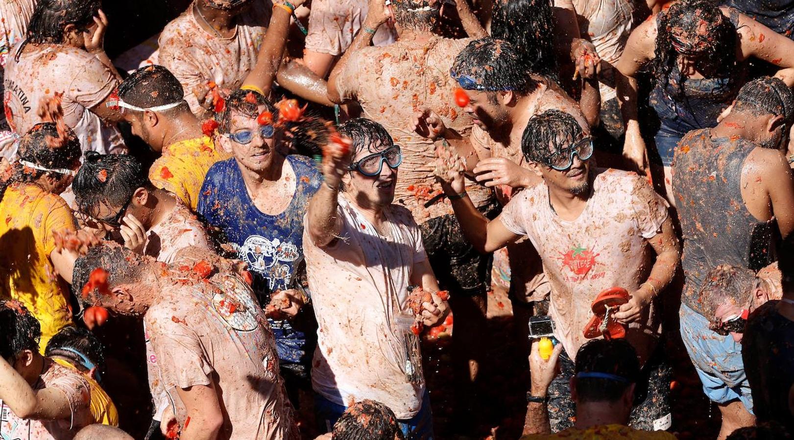 Fotos: La Tomatina de Buñol 2019, en imágenes