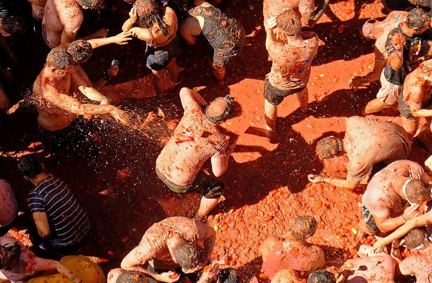 Fotos: La Tomatina de Buñol 2019, en imágenes