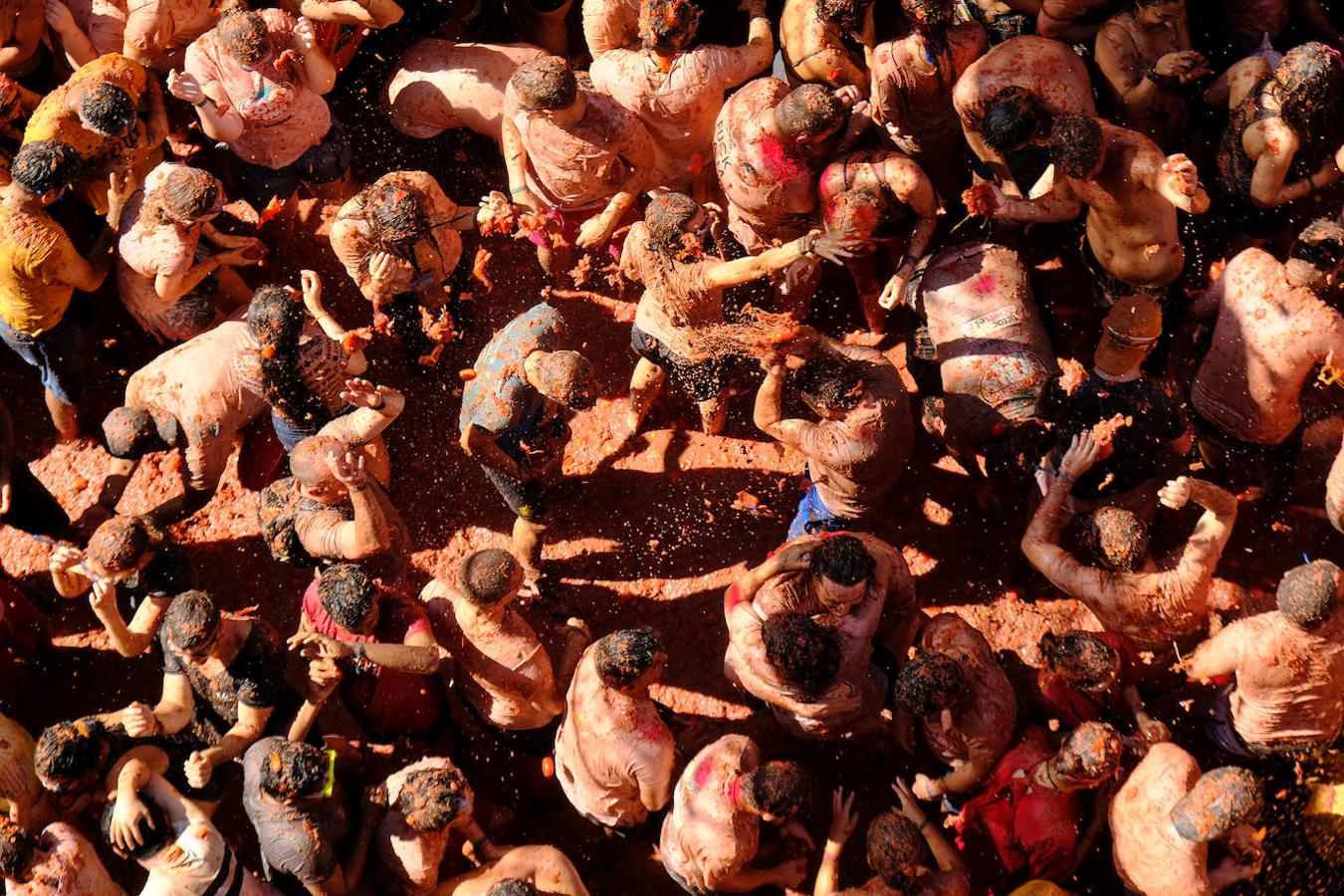 Fotos: La Tomatina de Buñol 2019, en imágenes