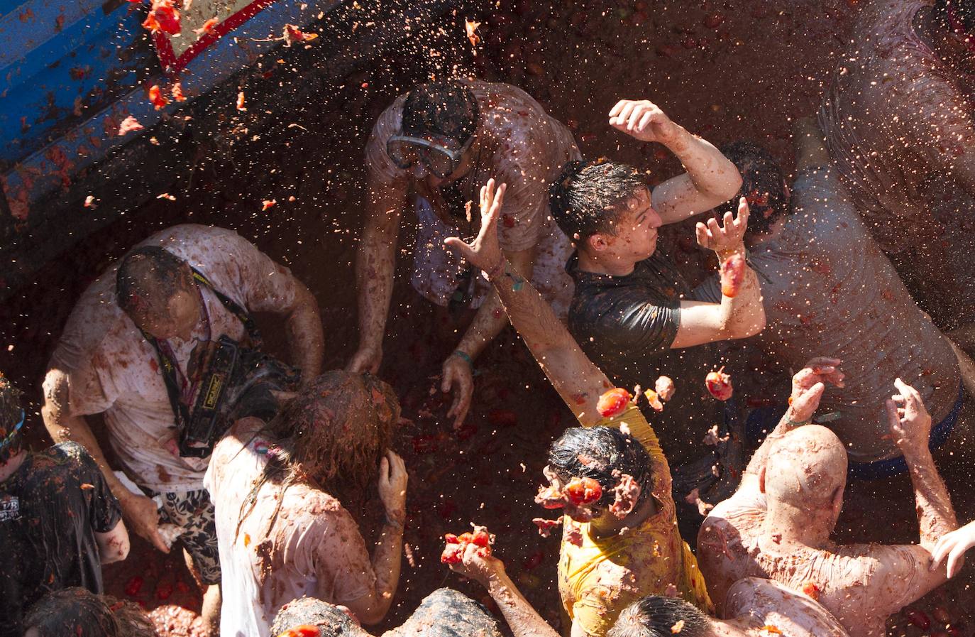 Fotos: La Tomatina de Buñol 2019, en imágenes
