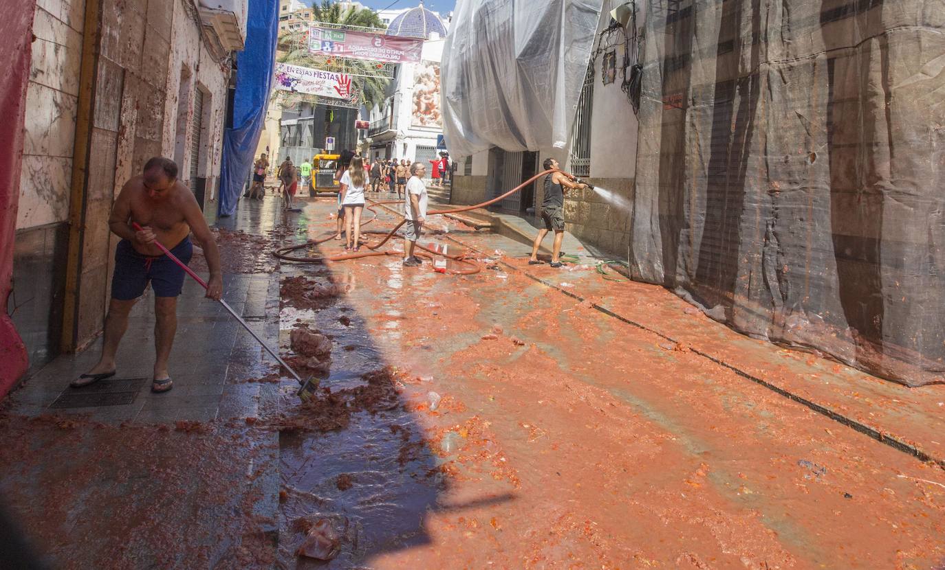 Fotos: La Tomatina de Buñol 2019, en imágenes
