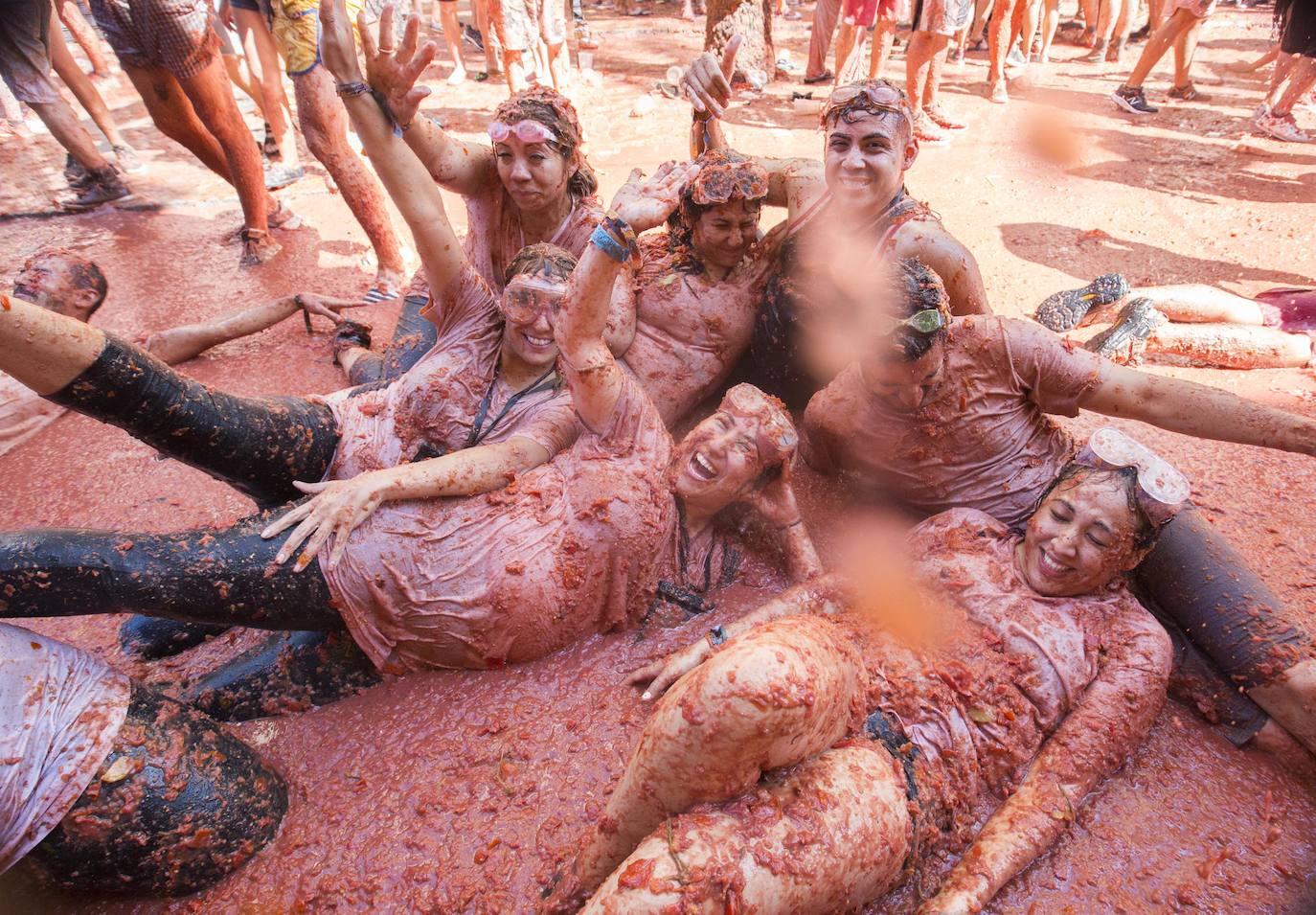 Fotos: La Tomatina de Buñol 2019, en imágenes