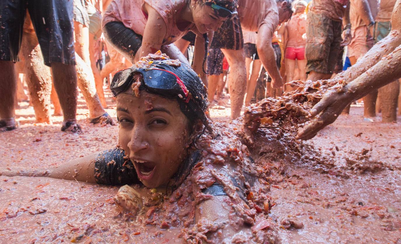 Fotos: La Tomatina de Buñol 2019, en imágenes