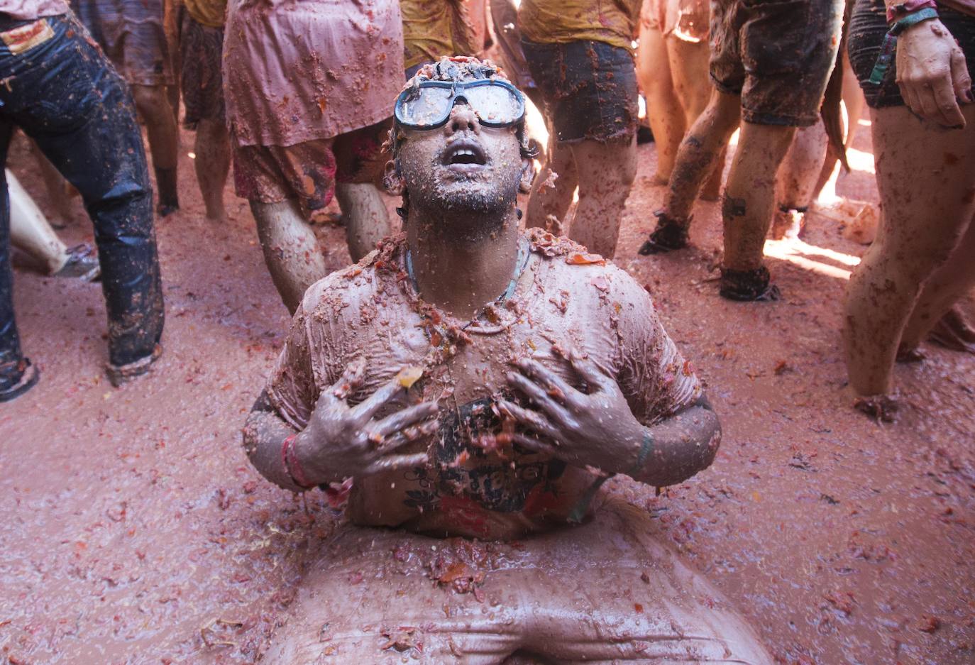 Fotos: La Tomatina de Buñol 2019, en imágenes